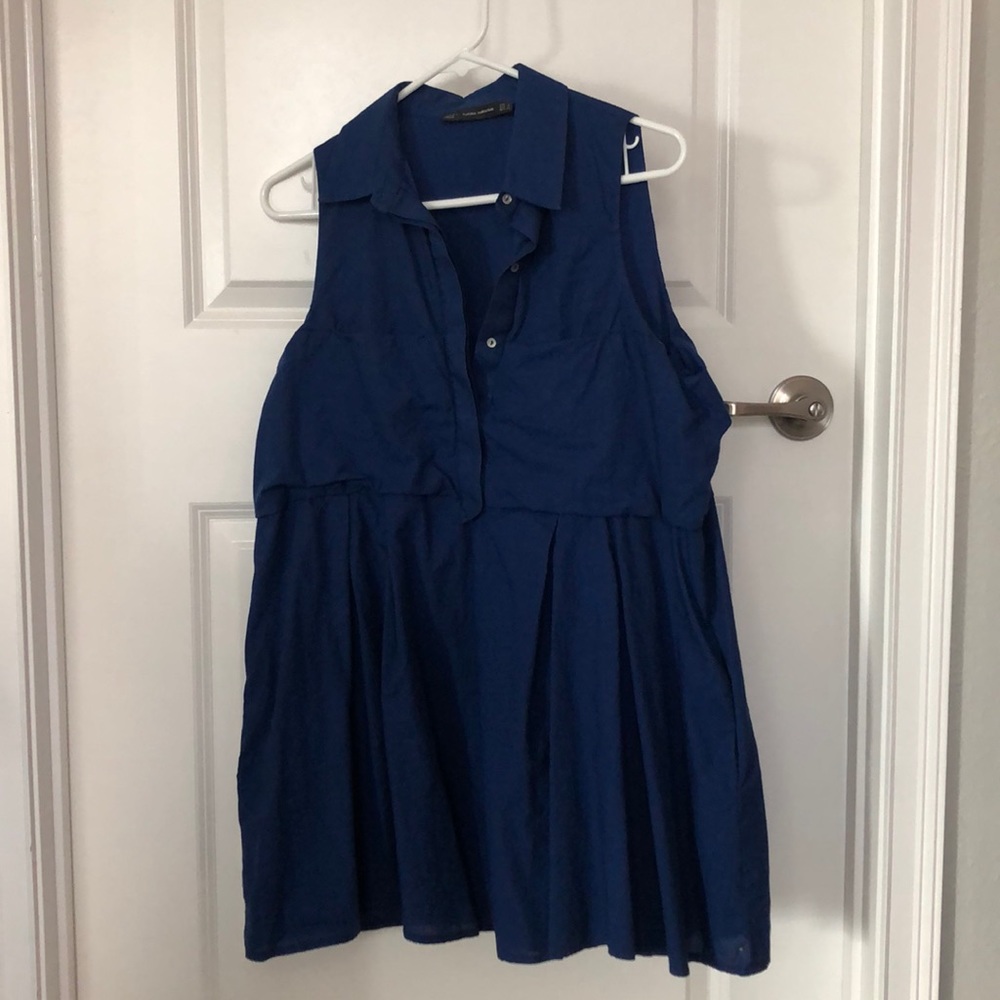 Blue Babydoll Tunic